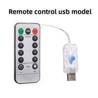 Batteriebetriebene USB-LED-Lichterkette mit Sternspitze, IP65-zertifiziert, für Weihnachtsbaum und Feiertagsdekoration