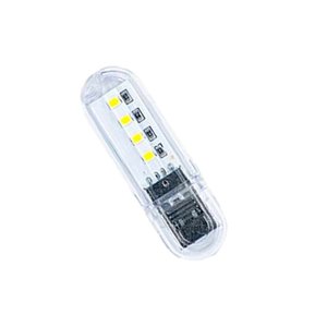 2 Pezzi Lampada Notturna LED USB Portatile Decorativa 0.8W 59LM Luce Calda 3000K Controllo Touch con Sensore per Camera da Letto Auto Tensione di Ingresso 5V - Product Image 3