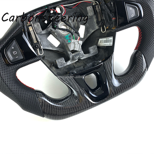Volant sport personnalisé en fibre de carbone brillante pour Renault Megane Mk3 <span class=keywords><strong>RS</strong></span> <span class=keywords><strong>Trophy</strong></span> <span class=keywords><strong>Clio</strong></span> IV <span class=keywords><strong>RS</strong></span> Megane III <span class=keywords><strong>RS</strong></span> Amélioration de l'intérieur - Product Image 3
