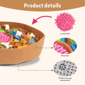 Tappetino Interattivo per Cani e Gatti, Stimola le Abilità di Foraggiamento Naturale, per Viaggi e Uso Quotidiano - Product Image 3