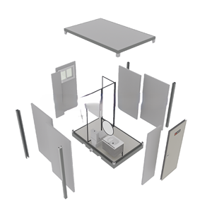 Meilleure vente, toilettes mobiles de luxe, salle de bain portable, conteneur de toilettes et de douche - Product Image 6