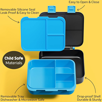 2025 ODM usine norme européenne petits animaux portables coréen microable ours enfants école 3 compartiments soupe boîte à déjeuner