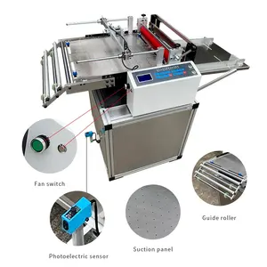Color chasing synchronous cutting machine (adsorption panel) automatic pvc film trademark printing label paper cutting machine