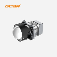 GCAR Lente de Proyector Bi-LED de Alta Potencia TIR Prism R5 Ultra de 2.5 Pulgadas 75W 6000K para Iluminación Automotriz con Chips LED Dobles, Retrofit Universal