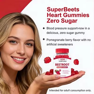 Gomitas de Remolacha a Granel, Suplementos en Gomitas Sin Azúcar, Gomitas OEM, Suministro de Empaquetado de Gomitas de Marca Privada - Product Image 2