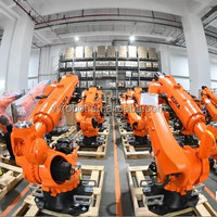 Robot Pengukir dan Pemotong CNC KUKA untuk Logam, Kayu, Batu, dan Plastik, Pengukiran Otomatis untuk Manufaktur Industri