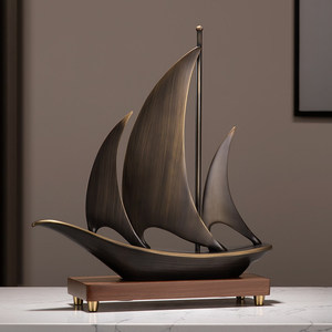 Coffret Cadeau d'Ouverture d'Entreprise Bateau en Bois Fait Main pour Dirigeants et Supérieurs – Décoration Haut de Gamme et Élégante - Product Image 4