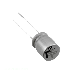 Distributeur agréé UBX2D100MPL CAP ALUM 10UF 20% 200V RADIAL TH Condensateur traversant 10 uF - Product Image 1