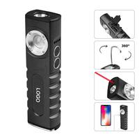 Pointeur laser rouge rechargeable en aluminium EDC pour inspection automobile et correspondance des couleurs
