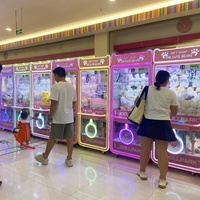Équipement de jeu d'arcade de divertissement Machine à grande grue Attrape-jouets en peluche pour adultes Machine à griffes à pièces