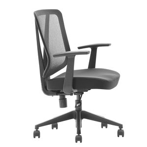 Chaise de bureau ergonomique pivotante réglable haut de gamme échantillon <span class=keywords><strong>gratuit</strong></span> conception de travail moderne chaise de direction en mousse à mémoire de forme tissu en Nylon métallique - Product Image 5