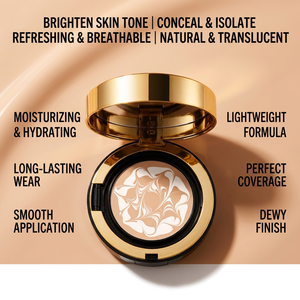 Fond de Teint Liquide Couvrant et Imperméable Effet Coussin d'Air CC/<span class=keywords><strong>BB</strong></span> SPF 50 Fini Rosé Éclaircissant Naturel - Product Image 5