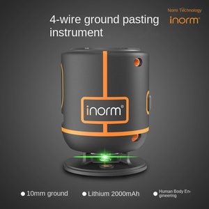 Alat Pengukur Laser Inorm 4 Garis Jarak Dekat Instrumen Tanah 360 Derajat Cahaya Hijau Alat Garis Kecil Laser Garis Silang - Product Image 2