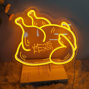 Insegna al Neon LED per la decorazione di <span class=keywords><strong>Hamburger</strong></span>, Pizza, patatine fritte e Hot Dog - Product Image 3