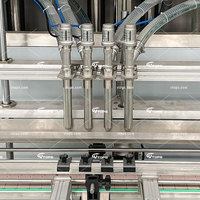 VTOPS Intelligent 1-5qt Savon Eau Pâte de Sésame Piston Remplissage Embouteillage Ligne de production d'emballage d'étanchéité