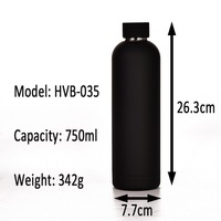 Botella de Agua Deportiva Yeway, Aislada al Vacío, de Acero Inoxidable, de Doble Pared, con Logotipo Personalizado, 500 ml