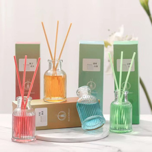 <b>Reed</b> <b>Diffuser</b> Set 40ml Cylinder Shape Long Lasting Fragrance Home Toilet Hotel Use - Product Image 1
