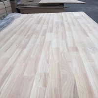 Tablero de pino de Chile Borde de pino radiata tablero pegado tablero de junta de dedo madera de caucho para la venta