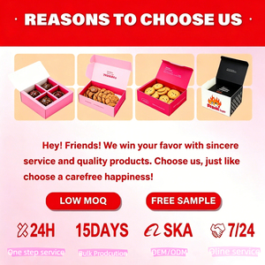 Boîte à pâtisserie personnalisée avec logo, boîte à croissants, boîte à biscuits au chocolat, boîte à dessert en papier kraft, emballage pour traiteur, boîte à plateau de fromages - Product Image 5