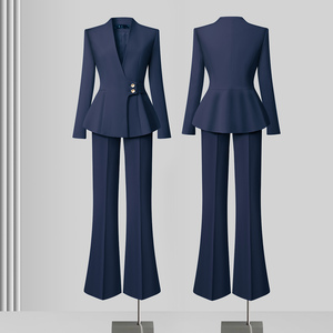 Combinaison de luxe haut de gamme pour femmes, é<span class=keywords><strong>l</strong></span>égante et <span class=keywords><strong>l</strong></span>égère, idéale pour les réceptionnistes de bijouterie et les professionnelles. - Product Image 1