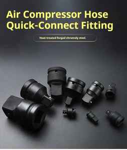 ประแจลมไฟฟ้า DIY ขนาดใหญ่ กลาง เล็ก ข้อต่อสี่เหลี่ยม แกนเชื่อมต่อขนาดแปรผัน ปลอกหุ้มปืนลม ชุดแปลง - Product Image 2