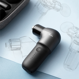 Beoka mini músculo melhor orçamento elétrico profissional profundo tecido máquina corpo portátil facial <span class=keywords><strong>massager</strong></span> lidar com 4 cabeças massagem arma