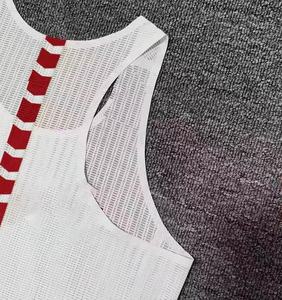 Training Wear Breathable Mesh Polyester Running <b>Singlets</b> Marathon <b>Men</b> Sublimation Tank Tops Quick Dry Eco-Friendly Lightweight - Product Image 3