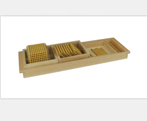 Matériel éducatif Montessori pour les écoles : Introduction aux symboles décimaux avec plateaux - Product Image 1