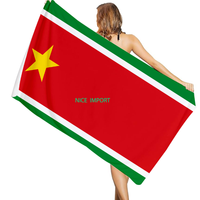 Serviette de plage à séchage rapide avec drapeau Chuuk, pour salle de bain, piscine, camping, voyage, natation, pique-nique, sport, décoration, cadeaux