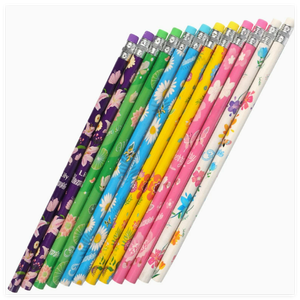 Matita in Legno Nera con Fiore, Piccola e Fresca, per Studenti delle Scuole Elementari, Ideale per Disegno e Schizzi HB - Product Image 2