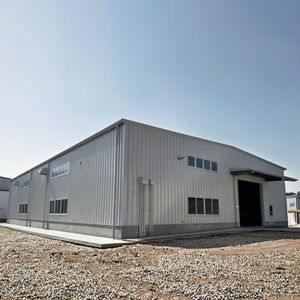 Xây dựng kho thép prefab nhịp lớn, cấu trúc kim loại bền cho nhà máy sản xuất và cơ sở lưu trữ - Product Image 3