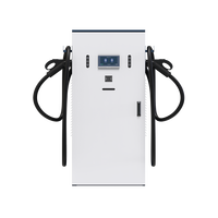 Cargador de Vehículos Eléctricos DC de Doble Conector para Todo Clima, 60-240kW, GBT+CCS2/CCS1, Compatible con OCPP, Múltiples Plataformas, Punto de Carga EV con Parada de Emergencia
