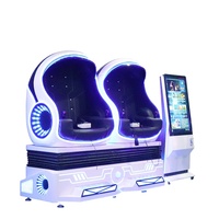Machine de jeu de tir interactive de cinéma XD 3D 5D 6D 7D 12D, 2 sièges, œuf, simulateur de cinéma VR 9D