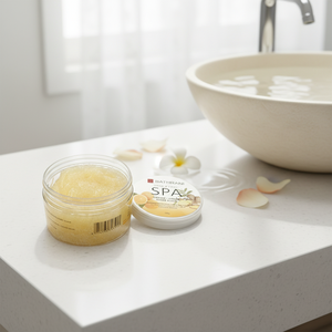 Gommage corporel au collagène et à l'huile d'argan, parfum naturel <span class=keywords><strong>orange</strong></span> gingembre, blanchissant et exfoliant, pour tous types de peau, OEM ODM - Product Image 6