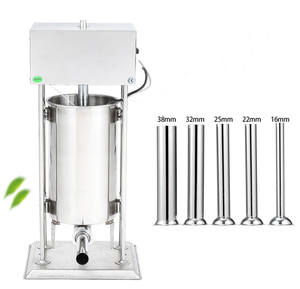 Machine de remplissage de saucisses domestique commerciale automatique nouvel état dispositif de farce de <span class=keywords><strong>saucisse</strong></span> électrique - Product Image 2