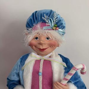 Nuevo Diseño de Duende de 80 cm, Muñeco Decorativo Moderno y Ecológico, Adorno Navideño de Tela Rosa a la Moda <span class=keywords><strong>para</strong></span> Navidad - Product Image 2