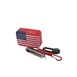 Contenedor de kit de supervivencia, caja de equipo de emergencia para exteriores de acero inoxidable, caja de herramientas de acero inoxidable salvavidas SOS, caja de autoservicio - Product Image 3