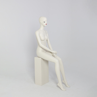 Mannequin en fibre de verre pour l'affichage de vêtements, forme de robe pour femmes, mannequin féminin en velours, corps entier