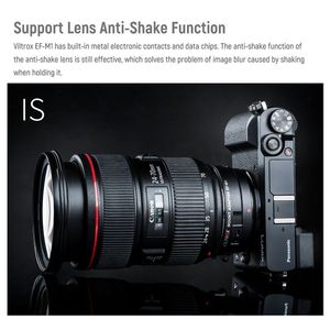 Adaptateur d'objectif Viltrox EF-M1 M4TF avec mise au point automatique pour objectifs Canon EF EF-S vers appareils photo M4/3 GH5 GH4 GX85 <span class=keywords><strong>Olympus</strong></span> E-M5 II E-<span class=keywords><strong>M10</strong></span> III BMCC - Product Image 4