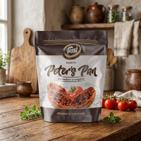 Peter's Pan Tissi 150g X 12 piezas, Snacks de Frutas y Verduras Horneados con Tomate y Orégano, Sabor Salado, BAKERY'S EXPORT S.L.