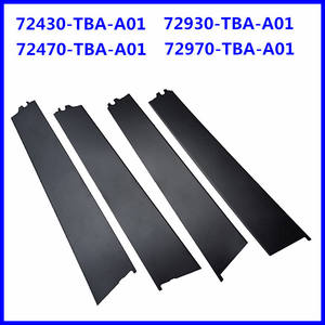 Panneaux de garniture de pilier de porte Honda Civic 72470-TBA-A01/72430-TBA en plastique résistant à l'eau, design minimaliste - Product Image 5