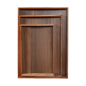 Wooden Square Serving <b>Tray</b> <b>Large</b> Medium Small For Tea And Dessert Japanese Style Home Use - Product Image 4