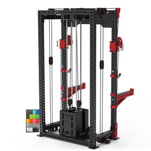 Estante de gimnasio comercial <span class=keywords><strong>con</strong></span> Polea alta-Baja, pecho de remo, Mosca, estación única, máquina extraíble, equipo de culturismo multifunción - Product Image 5