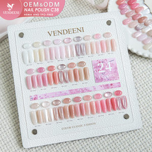 เวนดีนี 2026 ชุดเจลทาเล็บหลากสี 24 สี คุณภาพสูง ติดทนนาน ปราศจากสาร HEMA และ TPO ปลอดสารพิษ เจลยูวีสำหรับร้านทำเล็บ ขายส่ง - Product Image 3