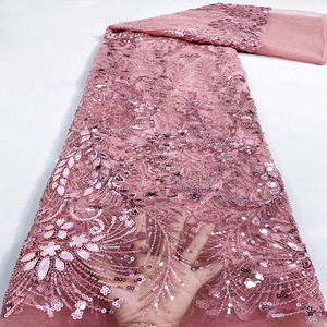 Váy Cưới Châu Phi Vải Ren Kim Sa Thêu Đính Cườm Vàng Lưới Thời Trang Sang Trọng Thiết Kế Mới Nhất - Product Image 2