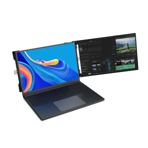 14.1インチポータブルダブルモニター2 IPSスクリーンデュアルポータブルモニターゲーミングトリプルポータブルモニター (ラップトップ用) - Product Image 3