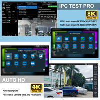Testeur de caméra CCTV Rsrteng IPC-7600COVTADHS Plus, moniteur 7 pouces, câble de caméra IP 8K, 4K TVI CVI AHD SDI OPM TDR WiFi, métal, PC