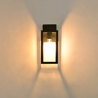 Lampe d'extérieur moderne et simple en verre avec certificat CE ETL, idéale pour jardin et mur extérieur – Offre Spéciale