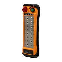 Télécommande radio industrielle sans fil Q1600 à 16 touches 433 MHz pour grue, contrôle de béton à vitesse unique