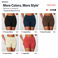 Halbarm-Shorts-Set für Damen Taillenschnürendes Slim-Fit-Gym-Outfit Pullover Crop-Top Po-Formend Schnelltrocknend Atmungsaktiv 2-teilig